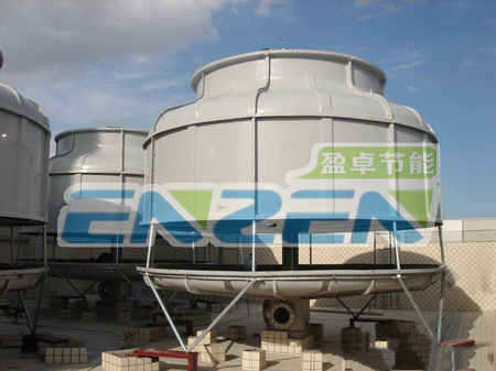 玻璃钢圆形逆流冷却塔